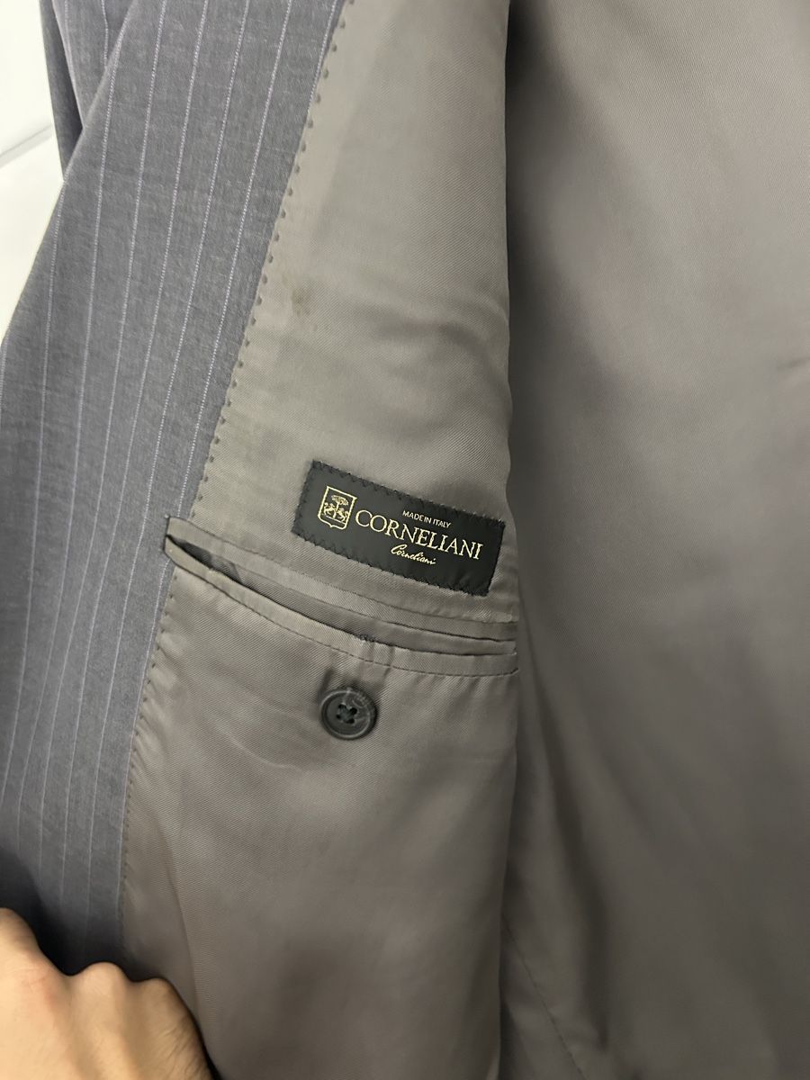 Completi: Corneliani Herren Anzug gestreift grau Grösse 56 – Usato da Bülach venduto da INO_ 4