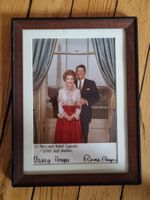 Handsigniertes gerahmtes Foto von Präsident Ronald Reagan
