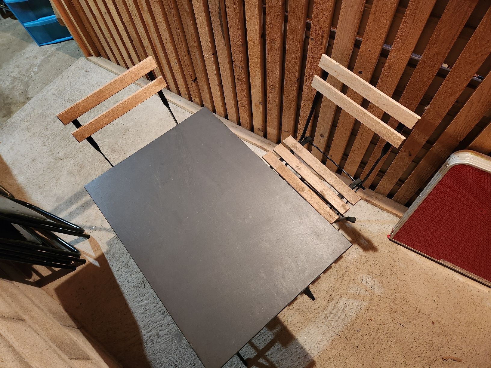 Ikea Tischset: Table et deux chaises de jardin ikea – Gebraucht aus Morges von yoyocaster