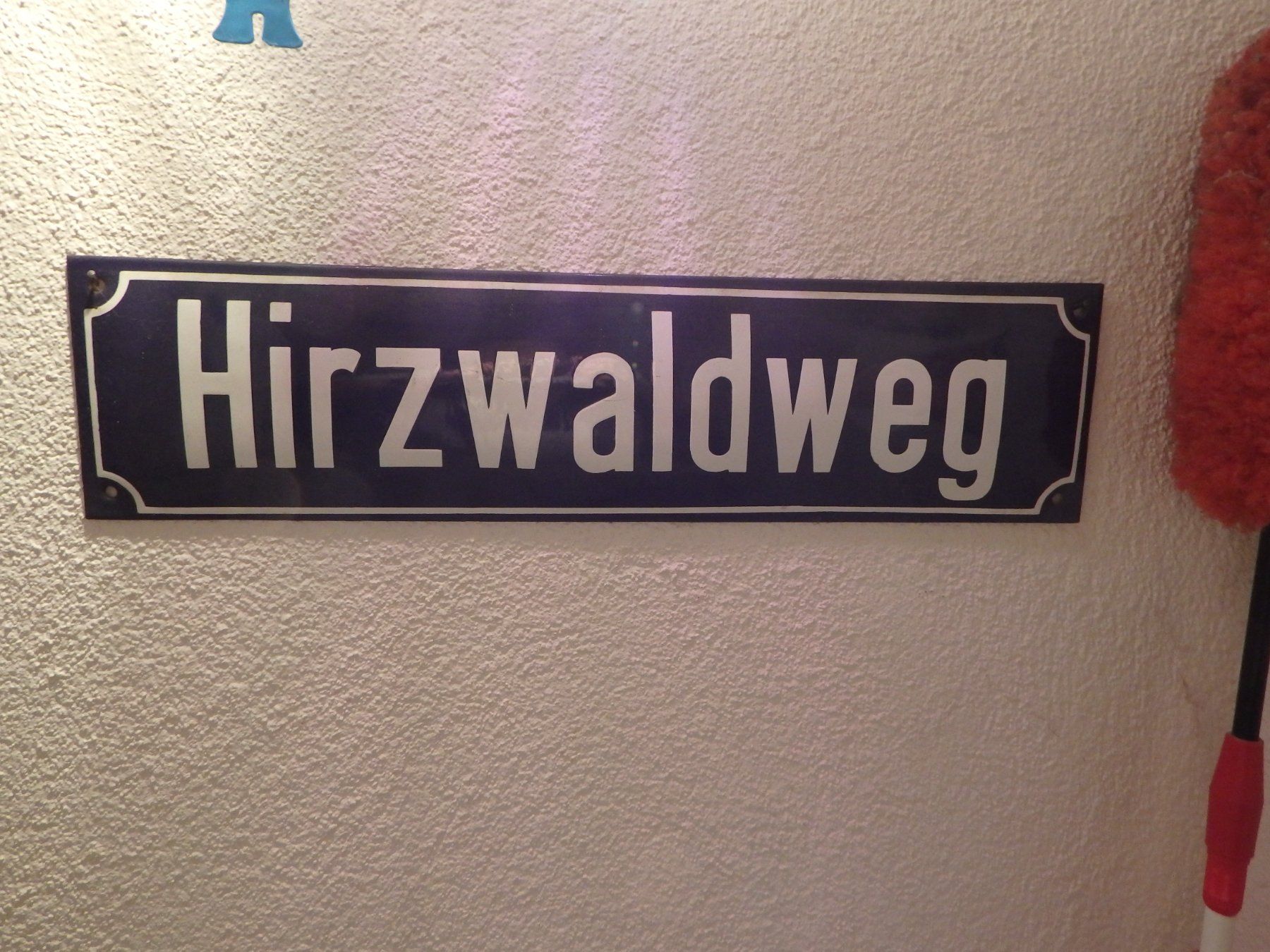 Schilder: Strassenschild Hirzwaldweg – Gebraucht aus Obergerlafingen von Nurschi2011