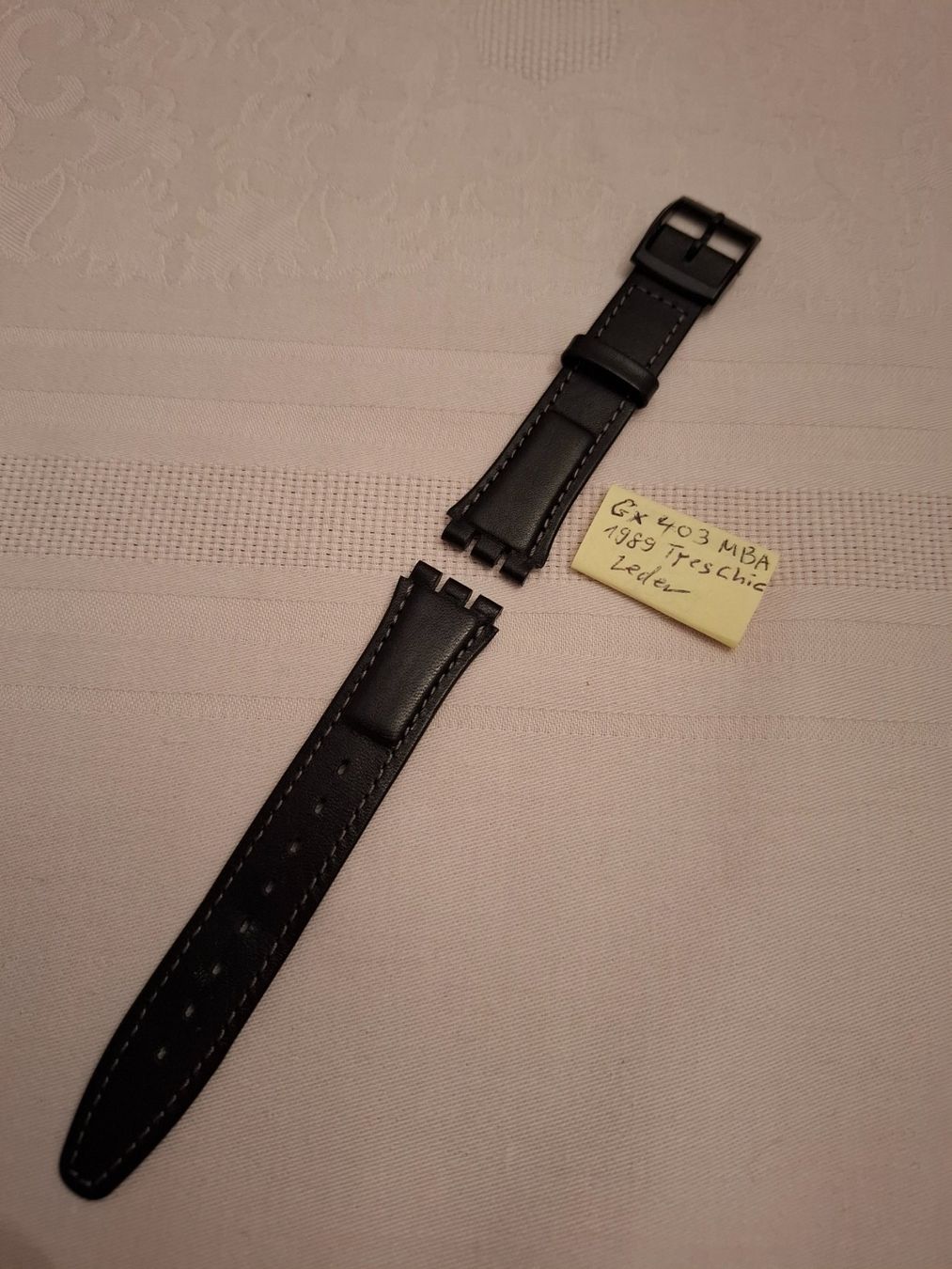 Swatch Orologi: SWATCH  GX 403 MBA Treschic, Lederarmband – Nuovo (secondo la descrizione) da Niedergösgen venduto da Johny10 1