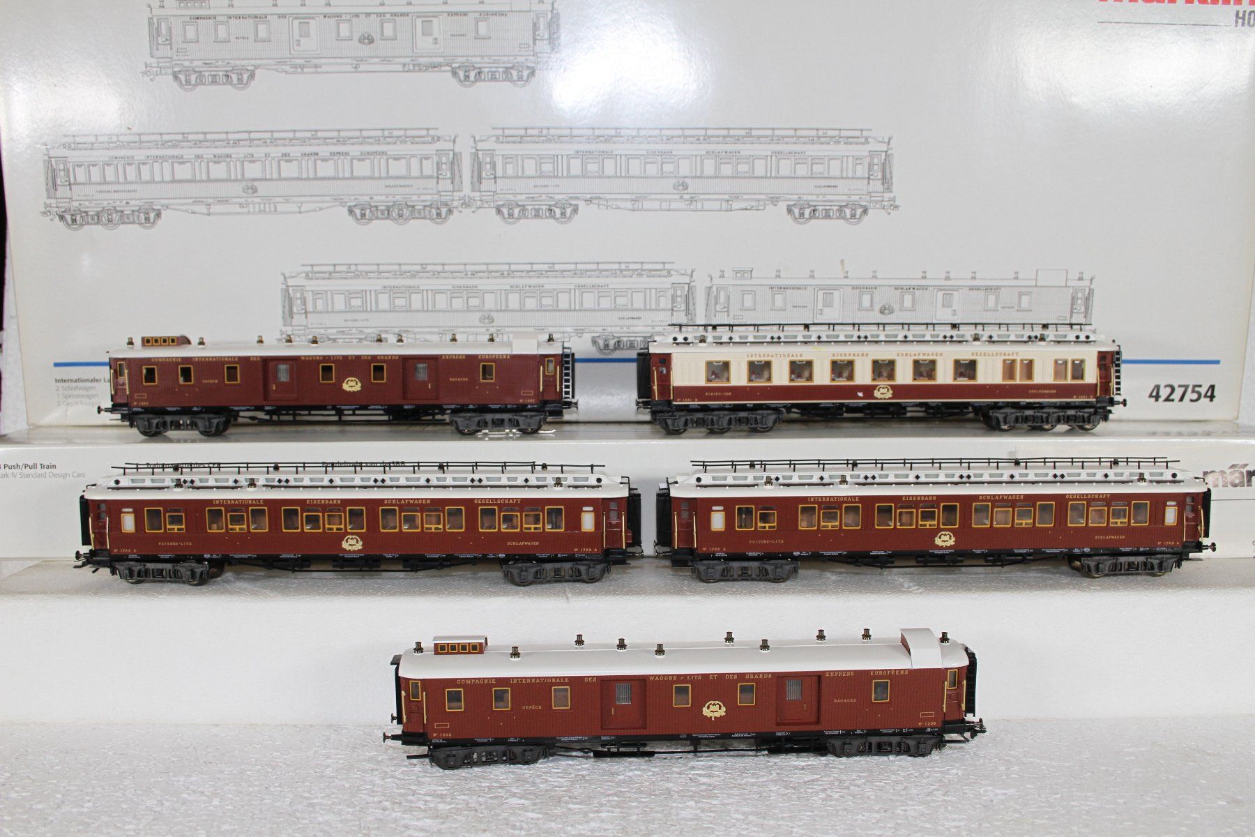 Märklin 42754 Wagen-Set Internationaler Luxuszug um 1910 (Gebraucht) in ...