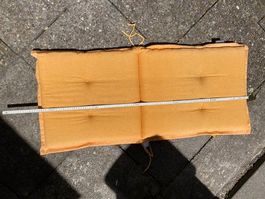 Polster für Gartenstühle, gelb, 4 Stk.