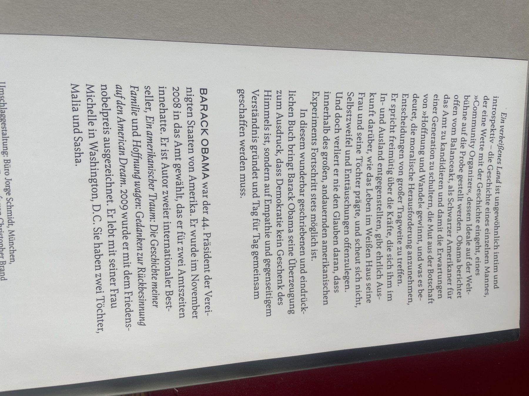 Bücher: Biografie Barack Obama – Gebraucht aus Schaffhausen von Kolibri023 2