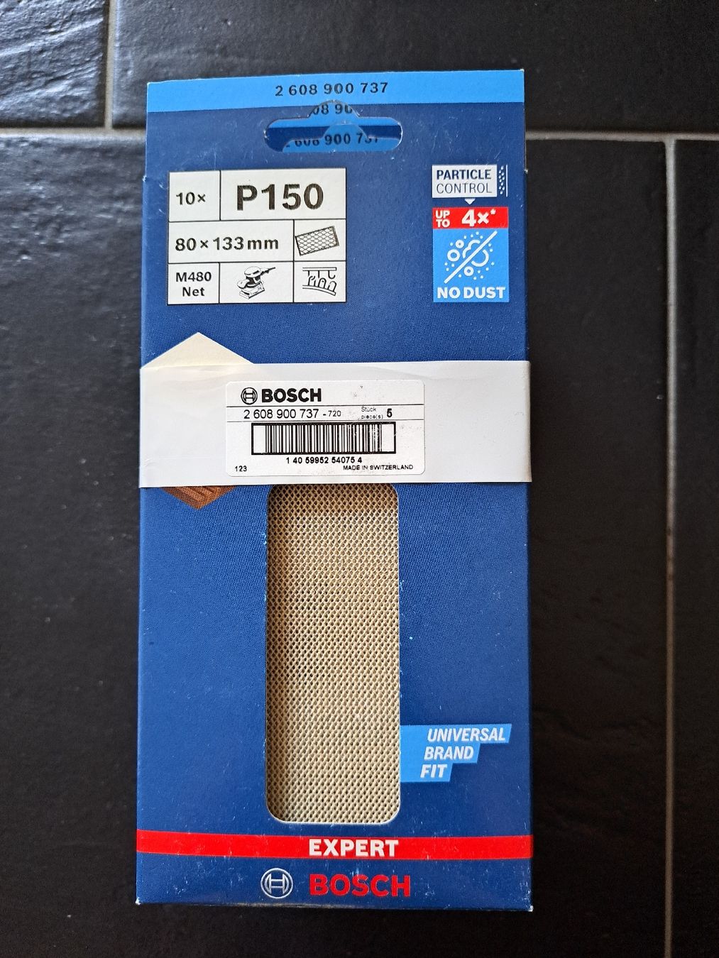 Bosch Alle Werkzeuge: BOSCH EXPERT Schleifnetze P150, 80x133mm – Neu und originalverpackt aus Bern von surfpr0