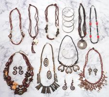 Modeschmuck Schmuckset Lot 18 teilig
