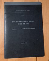 Bedienungs-Anleitung Funkgeräte SE-101 SE-102 Ausgabe 1955