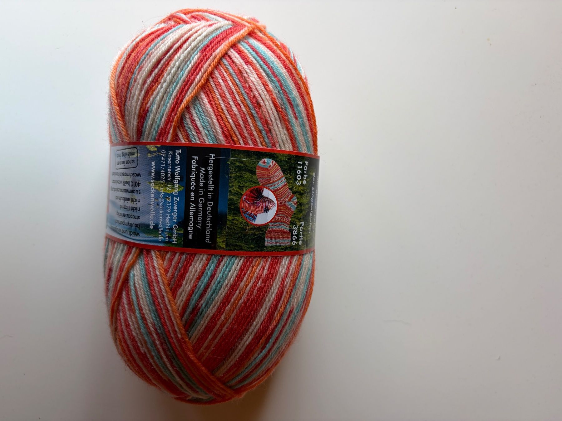 Wolle: 1Knäuel Opal Sockenwolle – Neu und originalverpackt aus Büsserach von bor_s88m 1