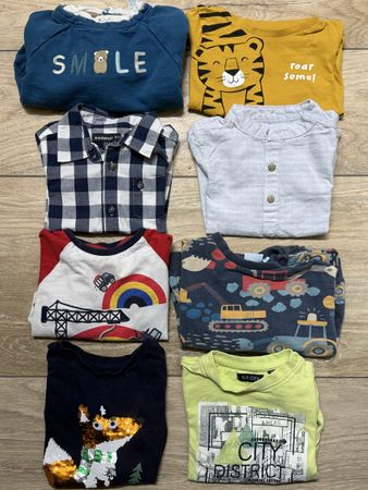 8 Pullover für Jungen in Größe 86 (2 dicke, 6 dünne) 🦊