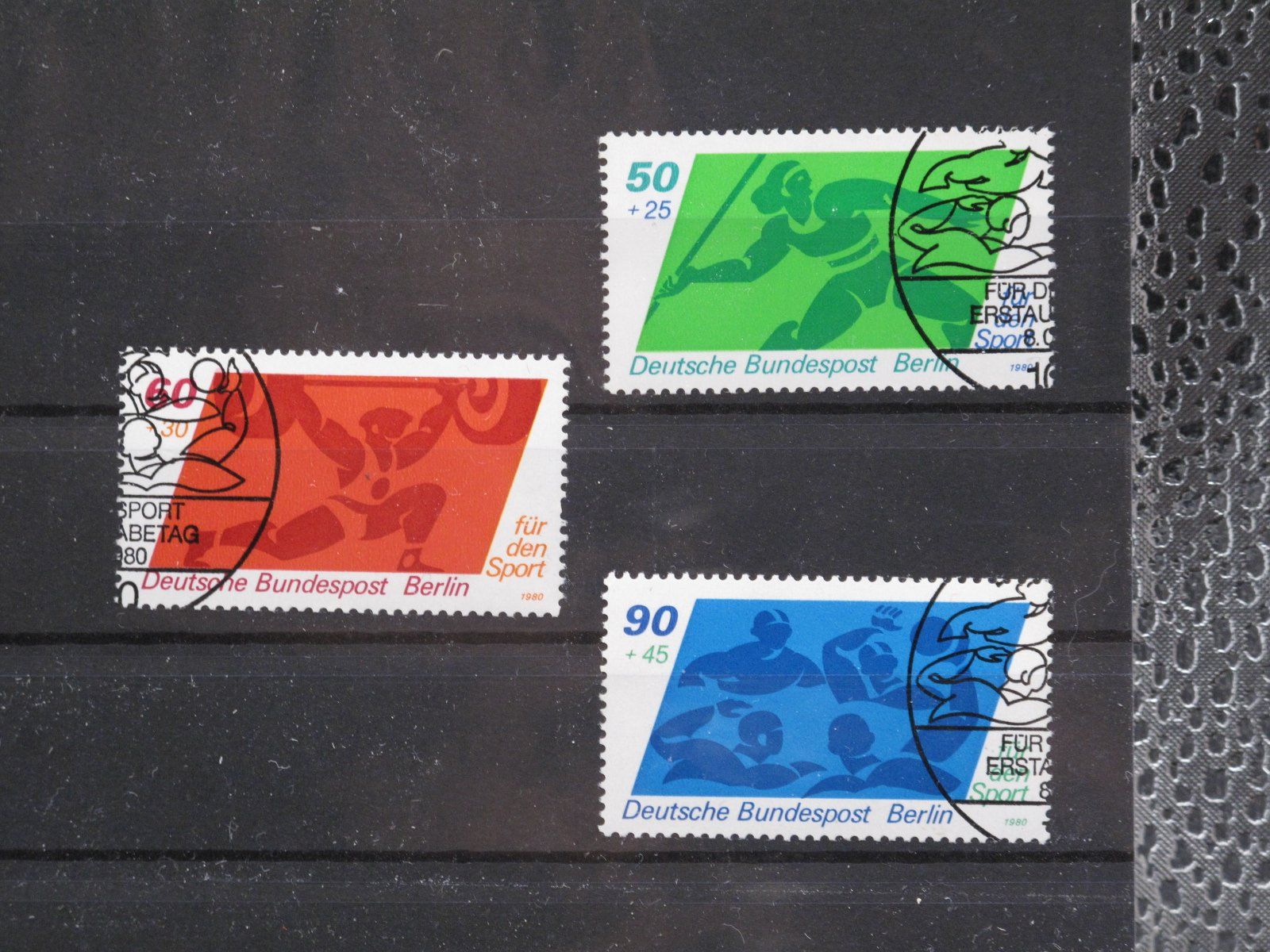 Tutti i francobolli: Berlin 1980 Sporthilfe gest. – Usato da Wil SG venduto da fva01