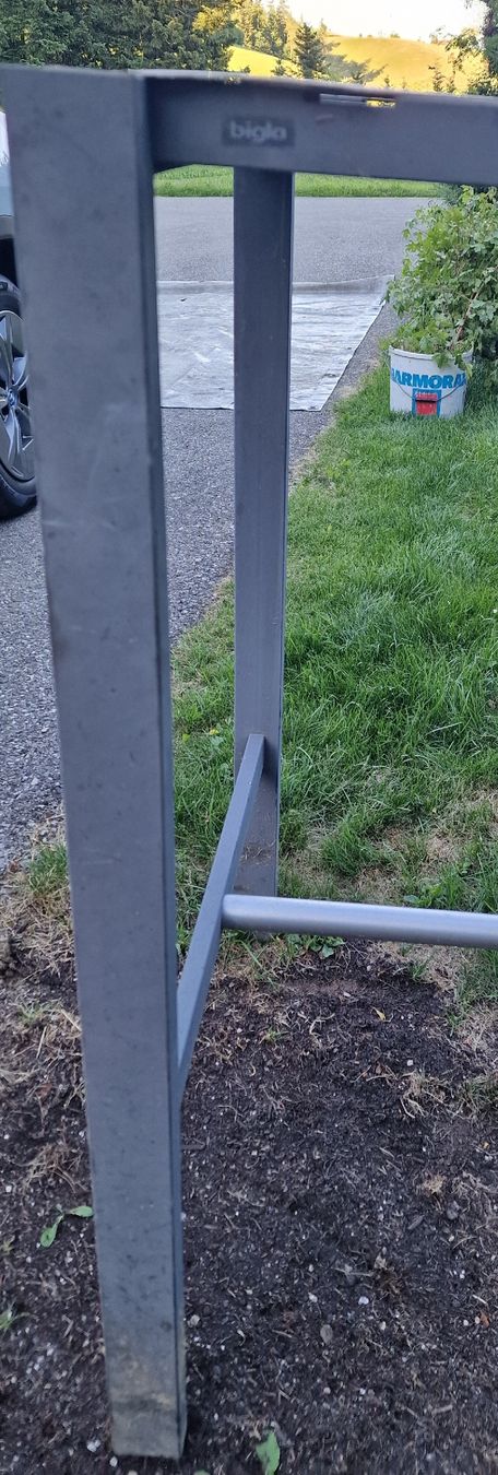 Bigla Tavoli: Bigla Hochtisch ohne Tischplatte – Usato da Kaltacker venduto da Tom-77 3