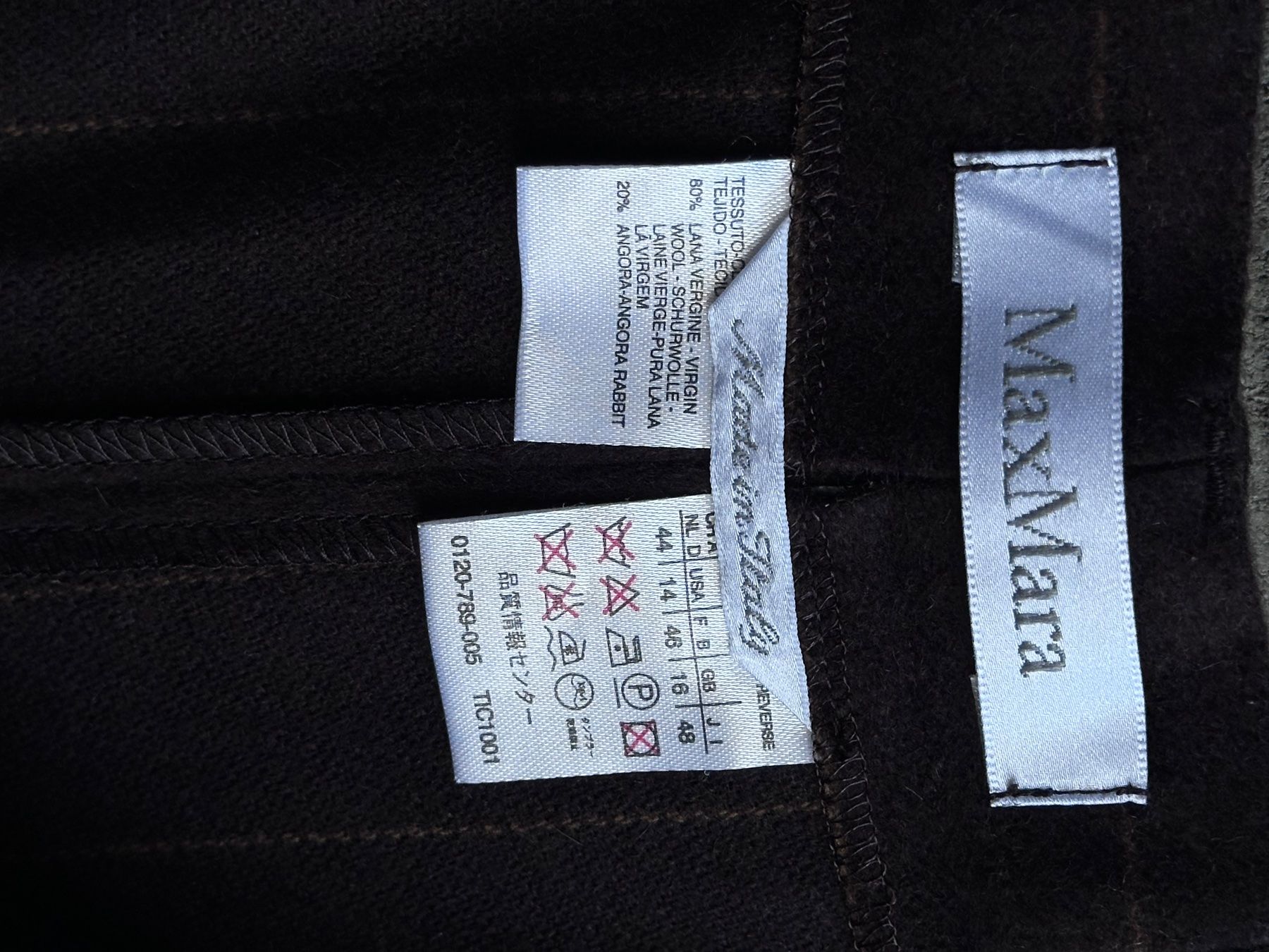 Max Mara Pantalons: MaxMara Wool/Angora Pants size L – D'occasion à Vevey par ledidream 7