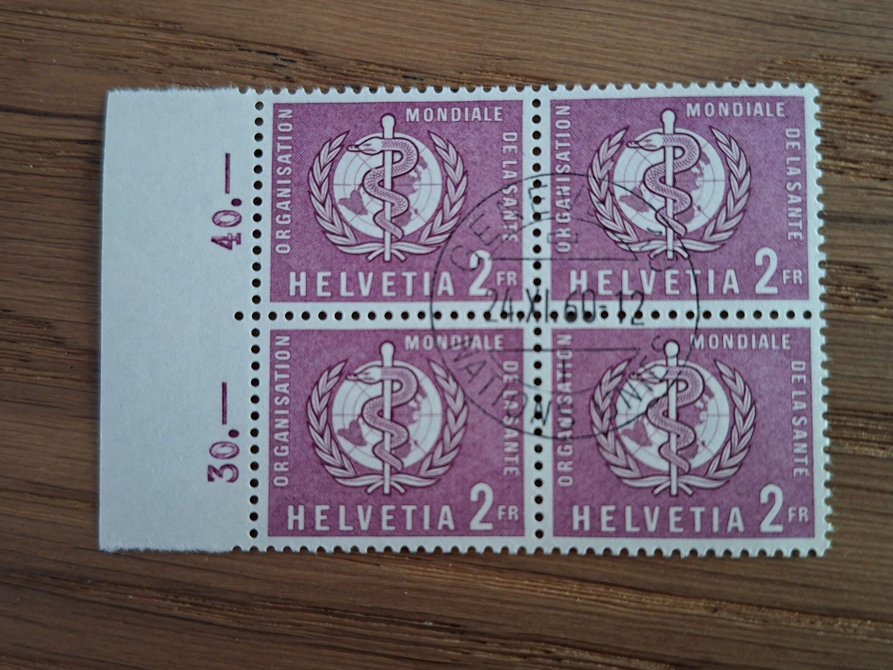 Tutti i francobolli: Dienstmarken: 4er Blocks: OMS – Nuovo (secondo la descrizione) da Hinterkappelen venduto da 1399 5