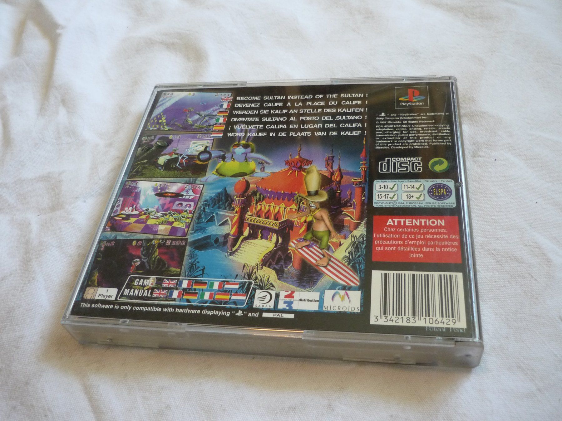 Sony Giochi: Videospiel - PS1 Playstation - Iznogoud – Usato da Beringen venduto da zzRegal 2