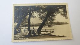 Weesen / SG - Am Quai - stark belebt - um ca. 1910