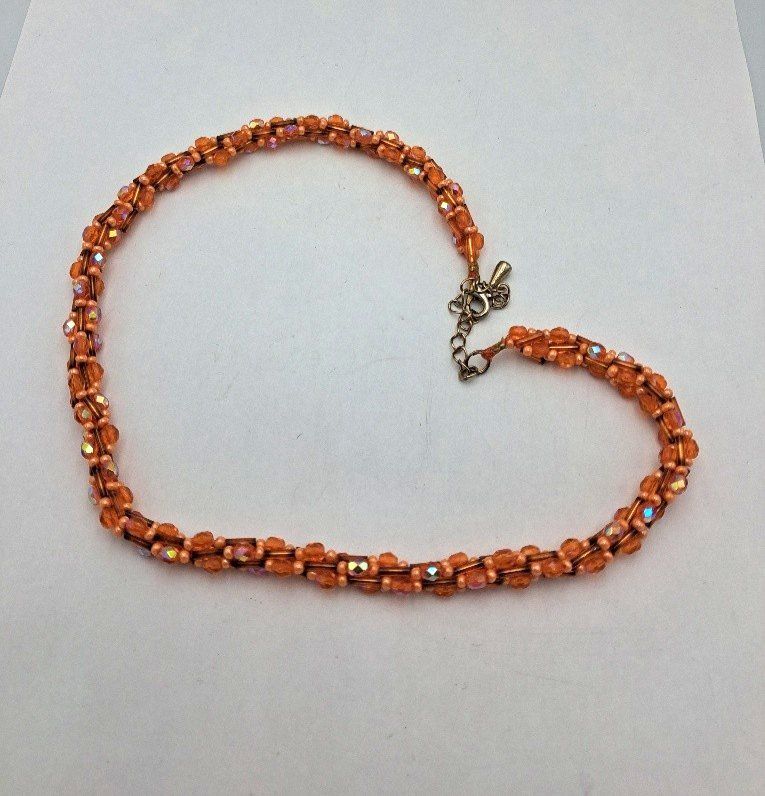 Catenine: Handgefertigtes Collier aus funkelnden Glasperlen – Nuovo e nell'imballaggio originale da Heiligkreuzsteinach venduto da schmucktime 3
