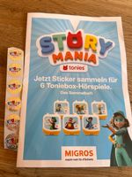 Migros Story Mania Tonies 6 Sticker ab Fr. 6.-! Top!