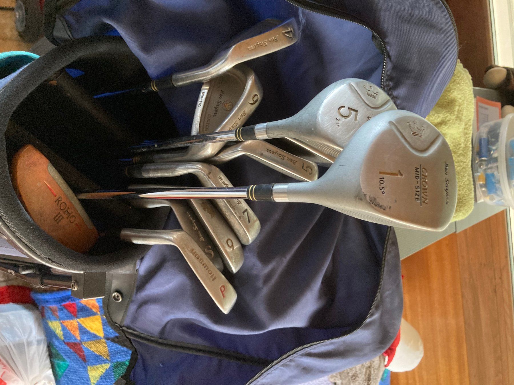Schläger & Sets: Golfsack mit Golfschlägern gem. Bilder – Gebraucht aus Therwil von Orlanda 1