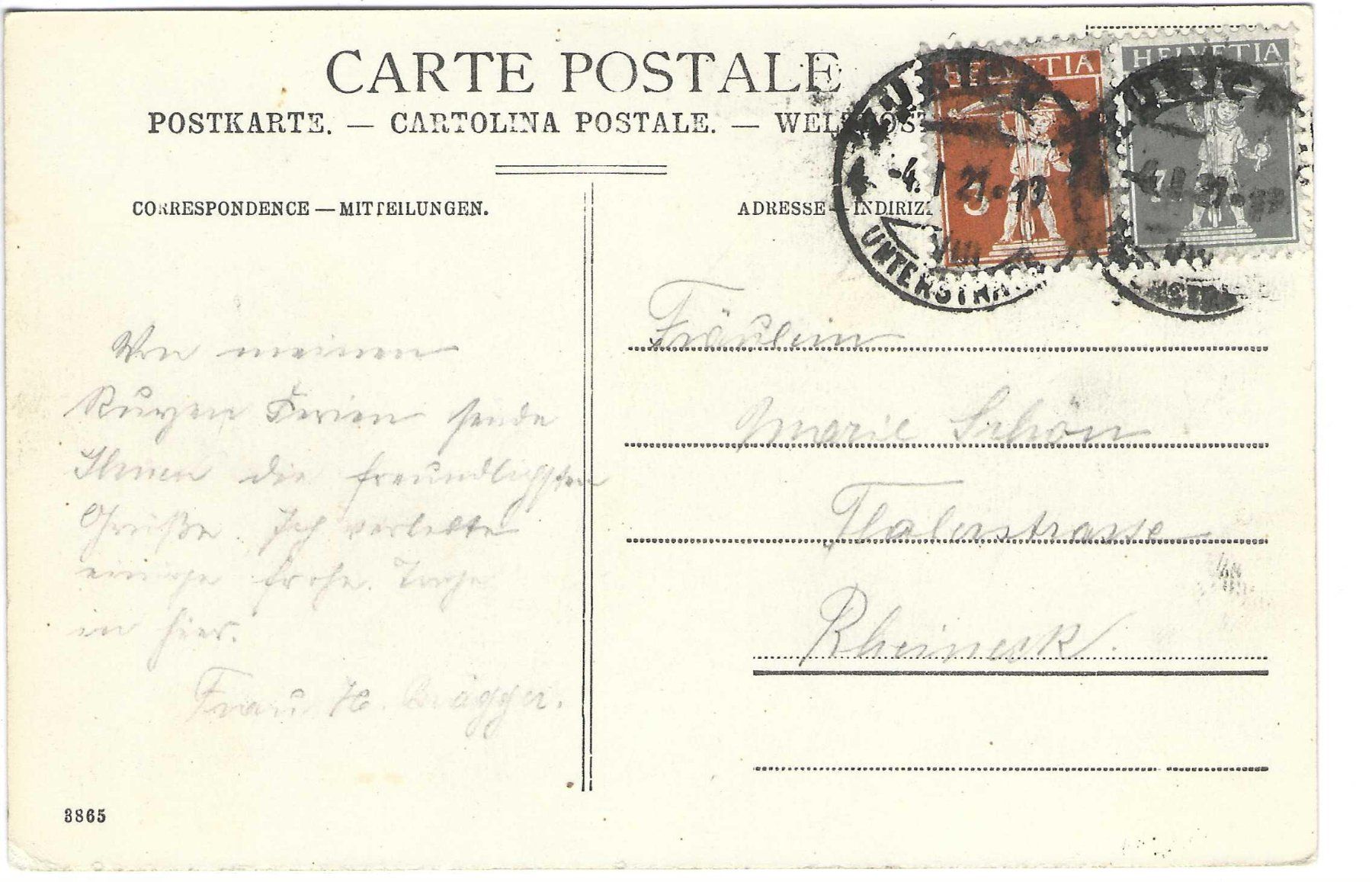 Cartoline postali: Zürich, Sonnenquai – Usato da Wildhaus venduto da Brunphil 1