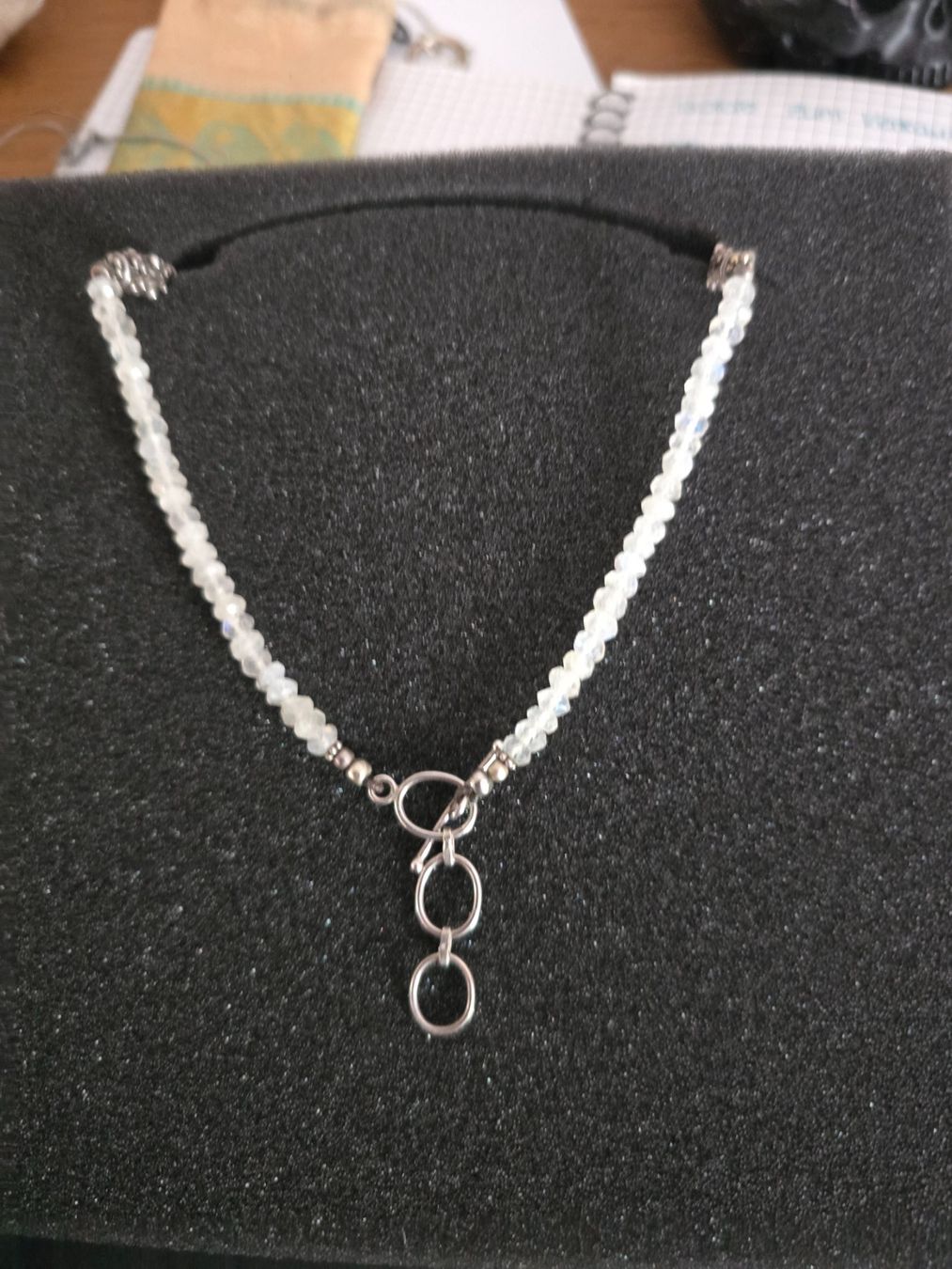 Catenine: Wunderschönes Mondsteincollier – Nuovo e nell'imballaggio originale da Reute AR venduto da Angelwungs 3