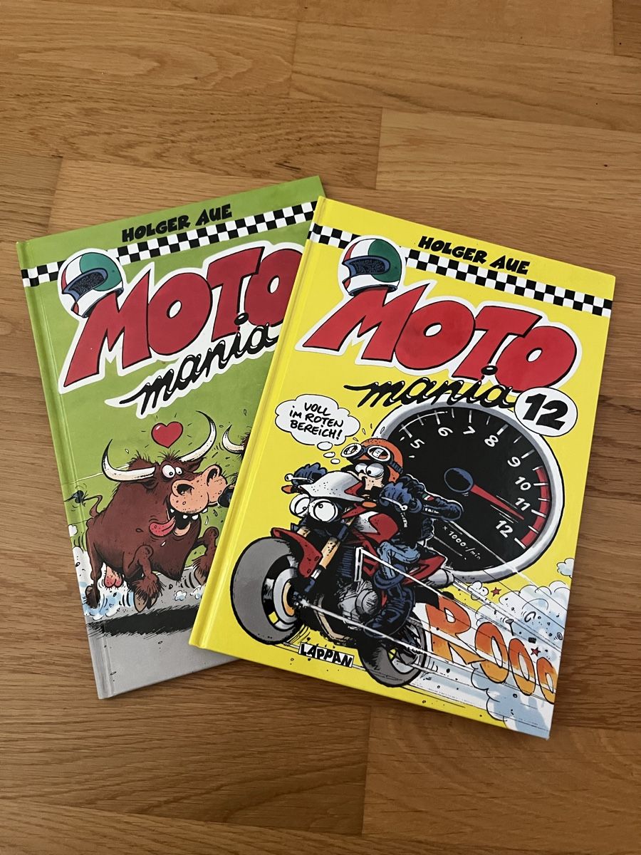 Comics: Holger Aue Comic Motomania 2 Stk. – Gebraucht aus Bern von hispano74