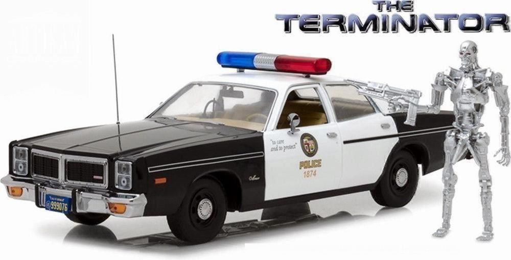 Dodge Modellini d'auto: DODGE MONACO TERMINATOR 1:18 GREENLIGHT – Nuovo e nell'imballaggio originale da Suhr venduto da Moebelsiralfred 1