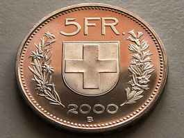 5 Fr. 2000 unz.