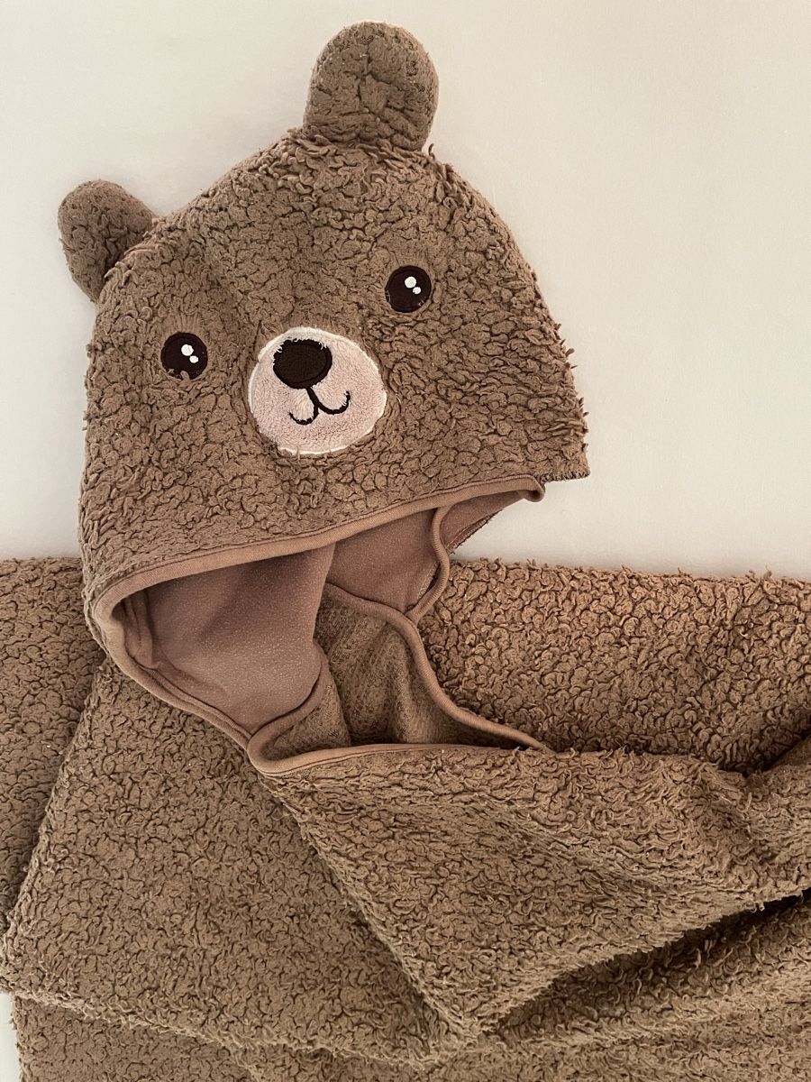 Coperte: Kuschelige Kinder Kapuzendecke Bärli Teddy – Usato da Zug venduto da Nickwalks999