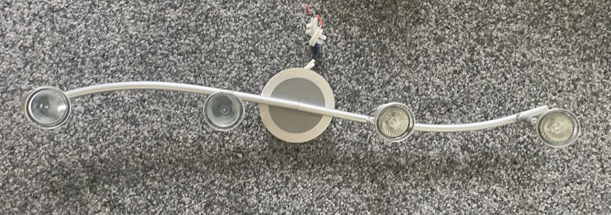 Lampadari & plafoniere: Deckenleuchte 4 Spots Silber 80 cm lang – Usato da Au ZH venduto da Jaggy4 2