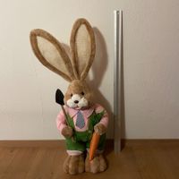 Vintage Osterhase Figur 98cm Deko Handarbeit XL