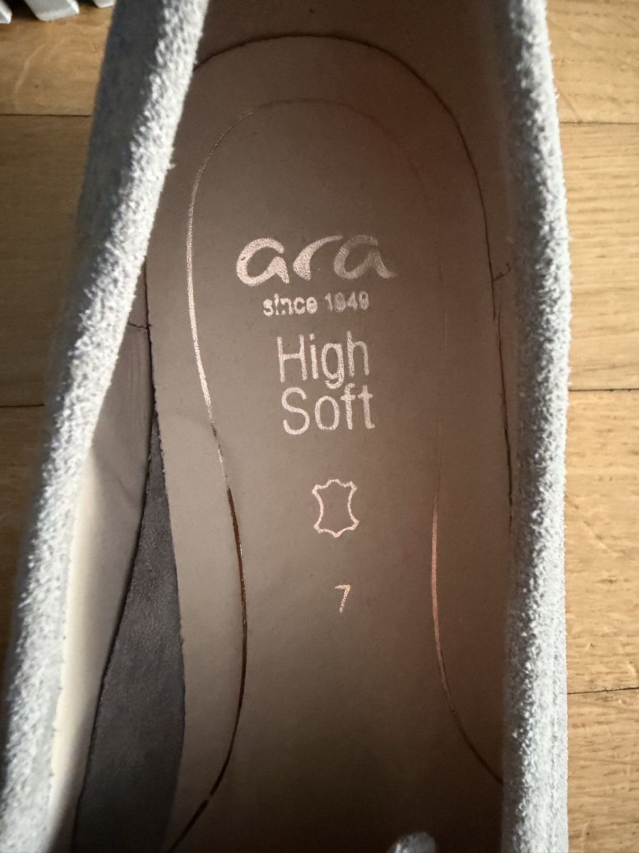 Ara Scarpe da donna: Ara Loafer High-Soft Moon Gr. 7 / 41 Grau Slipper Halbschuh – Nuovo e nell'imballaggio originale da Glattpark(Opfikon) venduto da neu_z6sm 7