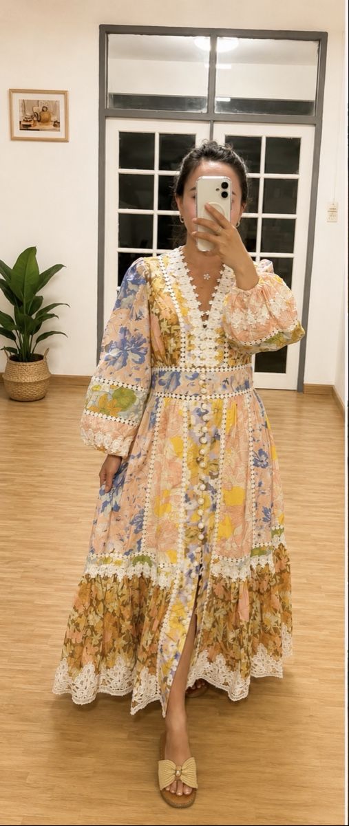 Vestiti: Elegant Linen Blend Maxi Dress – Nuovo (secondo la descrizione) da St.Josefen venduto da lop_lh8d
