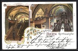 Litho Bern, Gasthaus Kornhauskeller, Inn