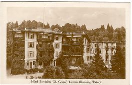 Ansichtskarte Luzern,  Hotel Belvedere