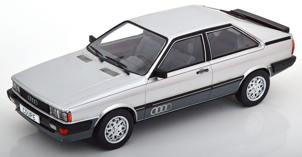 Audi Modellautos: Audi Coupé GT B2 Phase I 1980-1982 silber met. / schwarz / – Neu und originalverpackt aus Gerlafingen von espero88 8