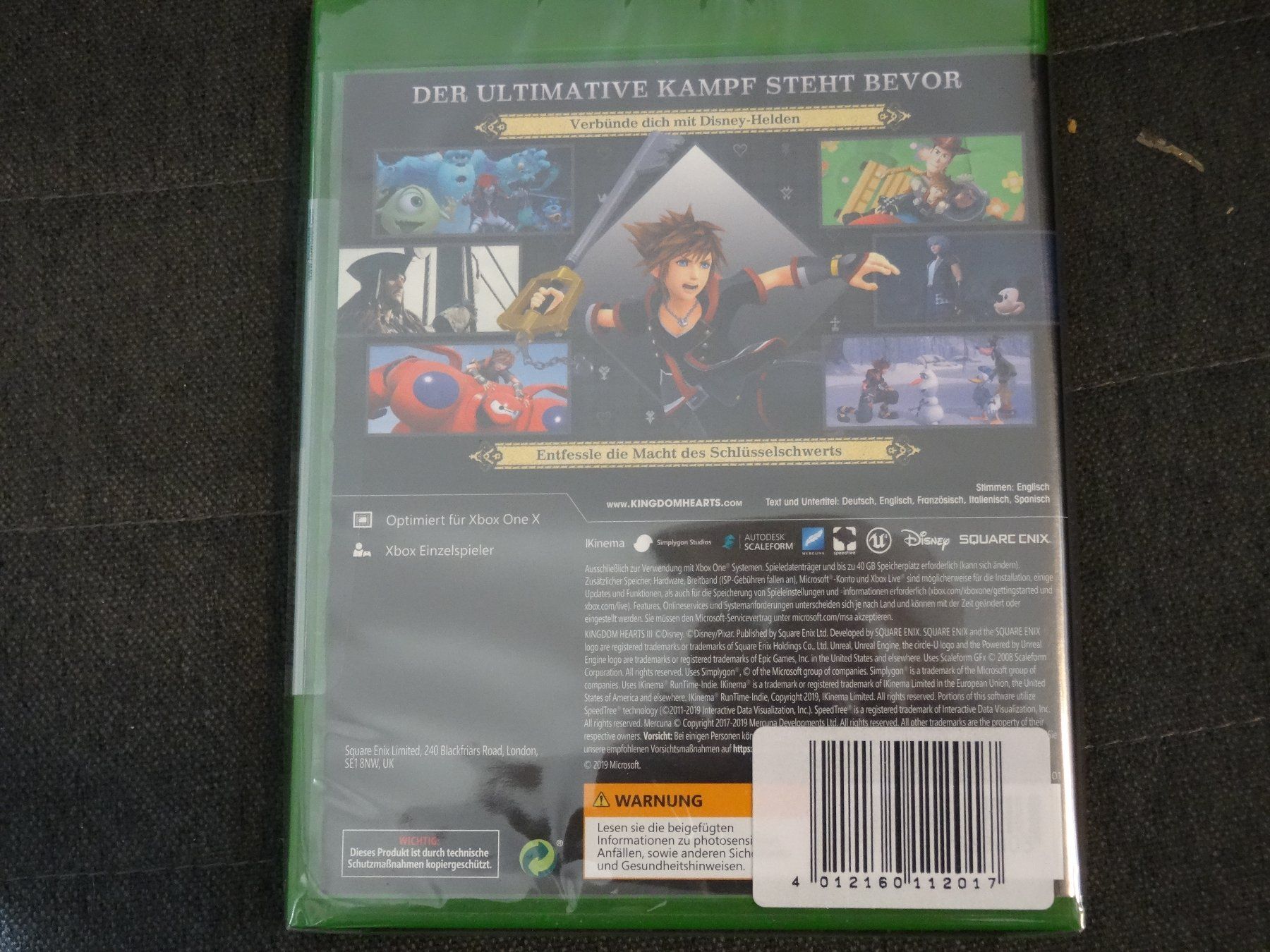 Giochi: Kingdom Hearts III 3 XBOX ONE NEUWARE – Nuovo e nell'imballaggio originale da Olten venduto da Disc-Ausverkauf 1