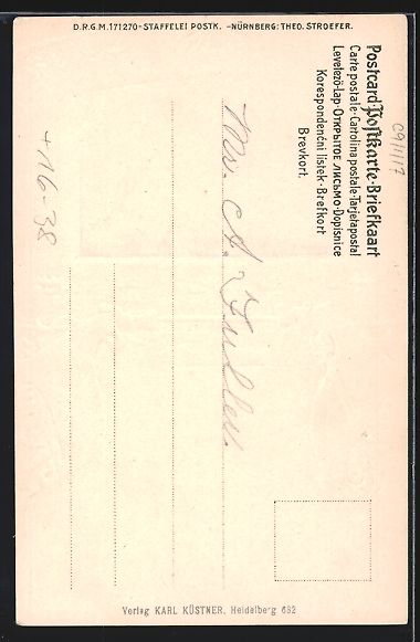 Cartoline postali: Grusskarten-AK Heidelberg / Neckar, Orts – Usato da Berlin venduto da bartko-reher 1