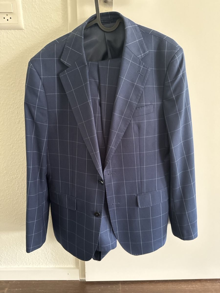 Anzüge: Dan John Blue Check Suit - EU 46/UK 36 - Perfect for Fall – Neu (gemäss Beschreibung) aus Allschwil von nik_ygz7