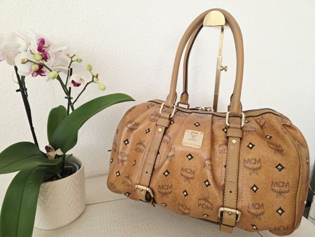 MCM Handtasche braun monogramm guter Zustand