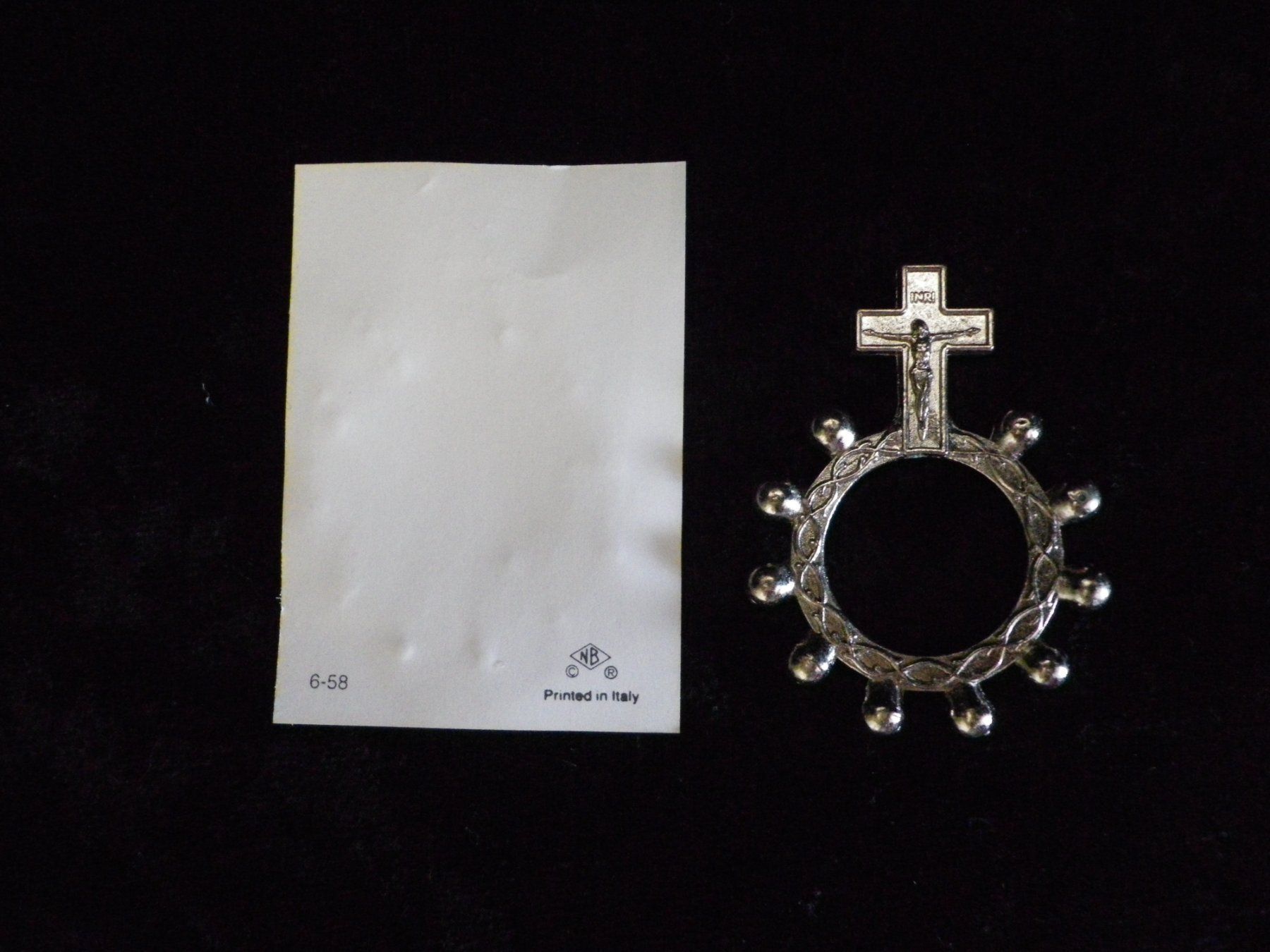 Sonstiger Schmuck: Daumen-Rosenkranz und kleines Bild – Gebraucht aus Reinach BL von Annodomini 1