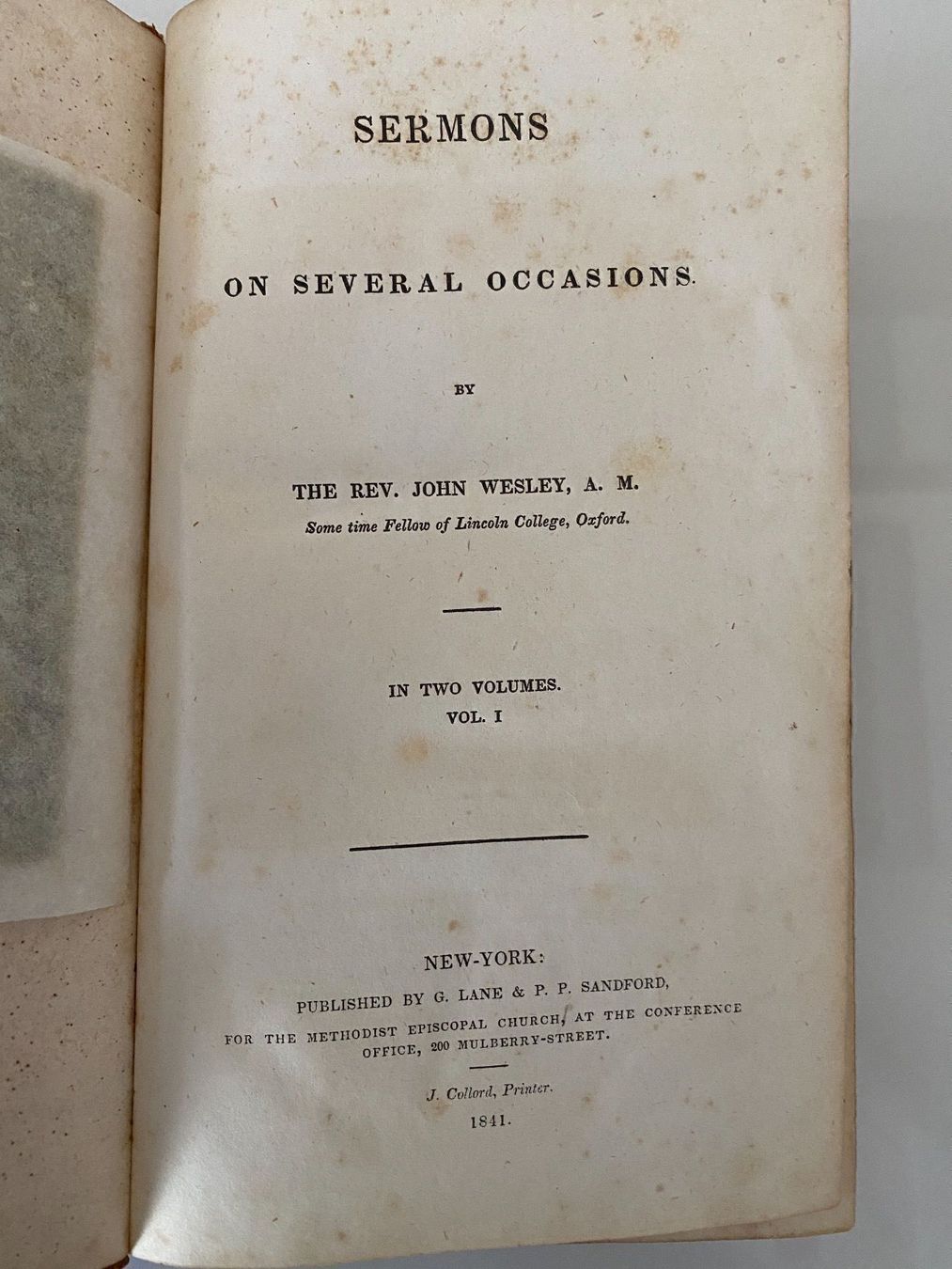 Libri: John Wesley 1841 Bibel Predigten Sermons – Usato da Emmenbrücke venduto da Balmoral 6