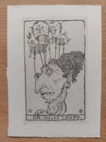 Exlibris Hermann Bauer - Original Radierung