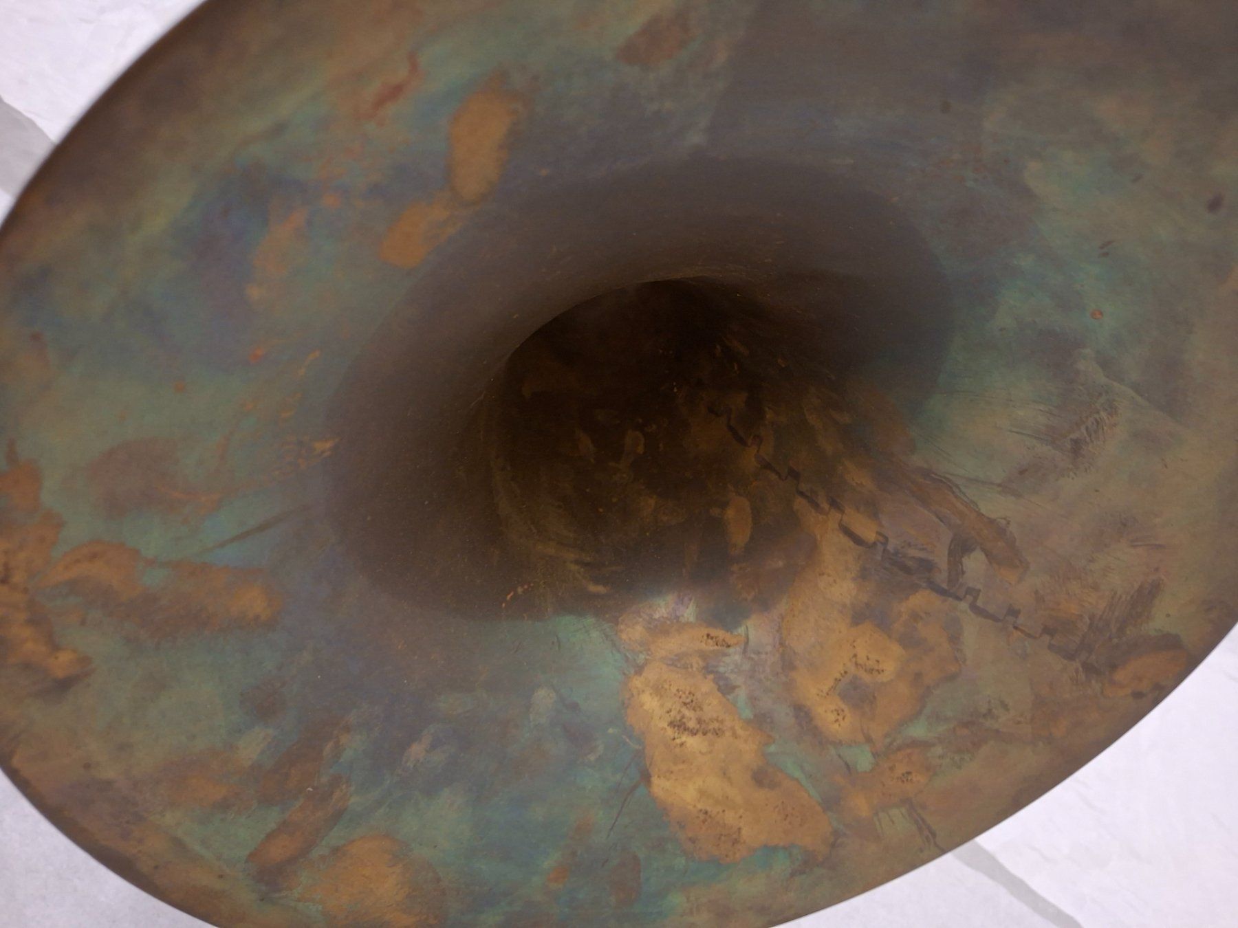 Instruments de musique: Waldhorn antik Messing mit Ventilen – D'occasion à Olten par Mezopotamya 2