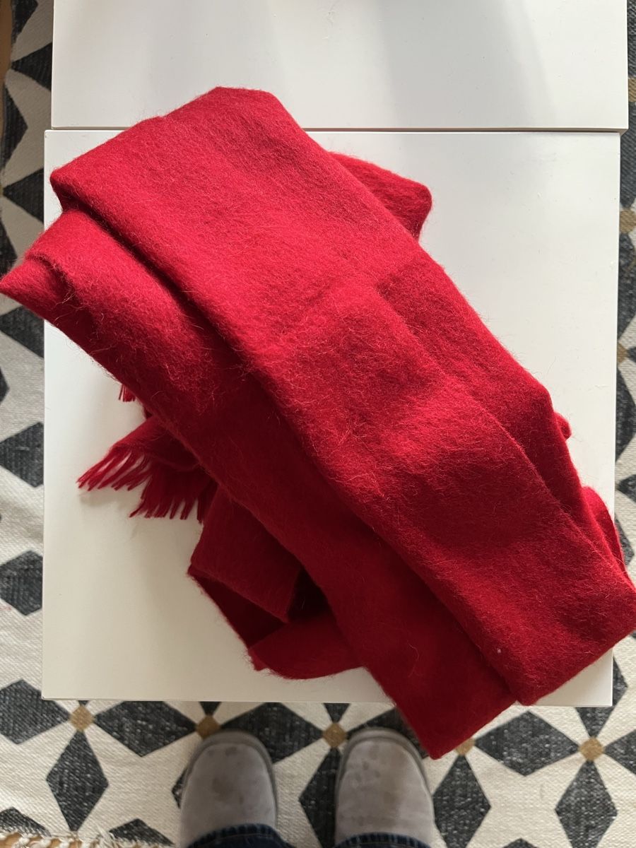 Foulard & Sciarpe: Roter Schal aus Alpaka Wolle – Nuovo (secondo la descrizione) da Winterthur venduto da Seifert27 3