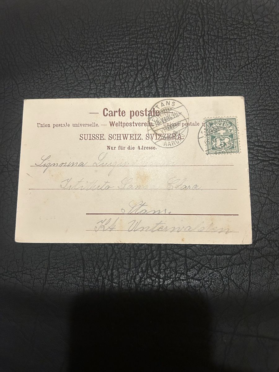 Cartoline postali: Reinach, Postplatz 1904 – Usato da Breganzona venduto da Milesbo 1