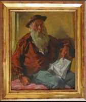 Huile originale du peintre Ernest Hodel