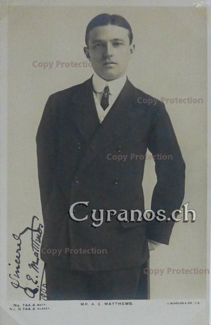 Autogramme: A. E. Matthews (1869-1960) Schauspieler - Autogramm – Gebraucht aus Dietikon von cyranos1