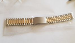 Bracelet de montre Rado bicolore, vintage, 18mm