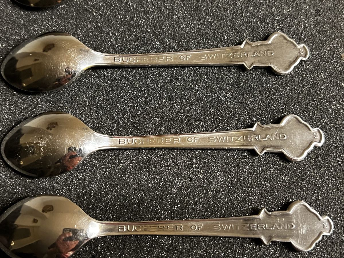 Cucchiai: Bucherer Rolex Löffel Set, Bern – Usato da Niederwangen BE venduto da KFI 2