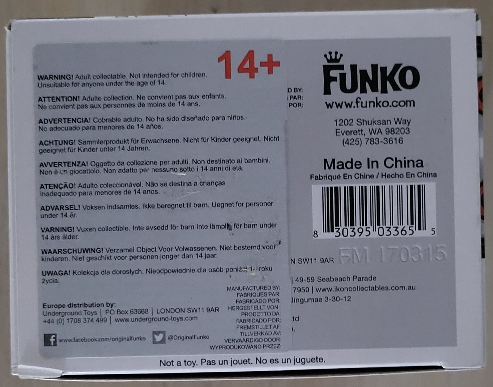 Funko Figuren: Funko Pop  SAW  Billy – Gebraucht aus Montet (Glâne) von KOADA 5